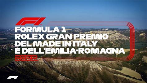 formula 1 rolex gran premio dell'emilia romagna 2022 tickets|f1 emilia romagna schedule.